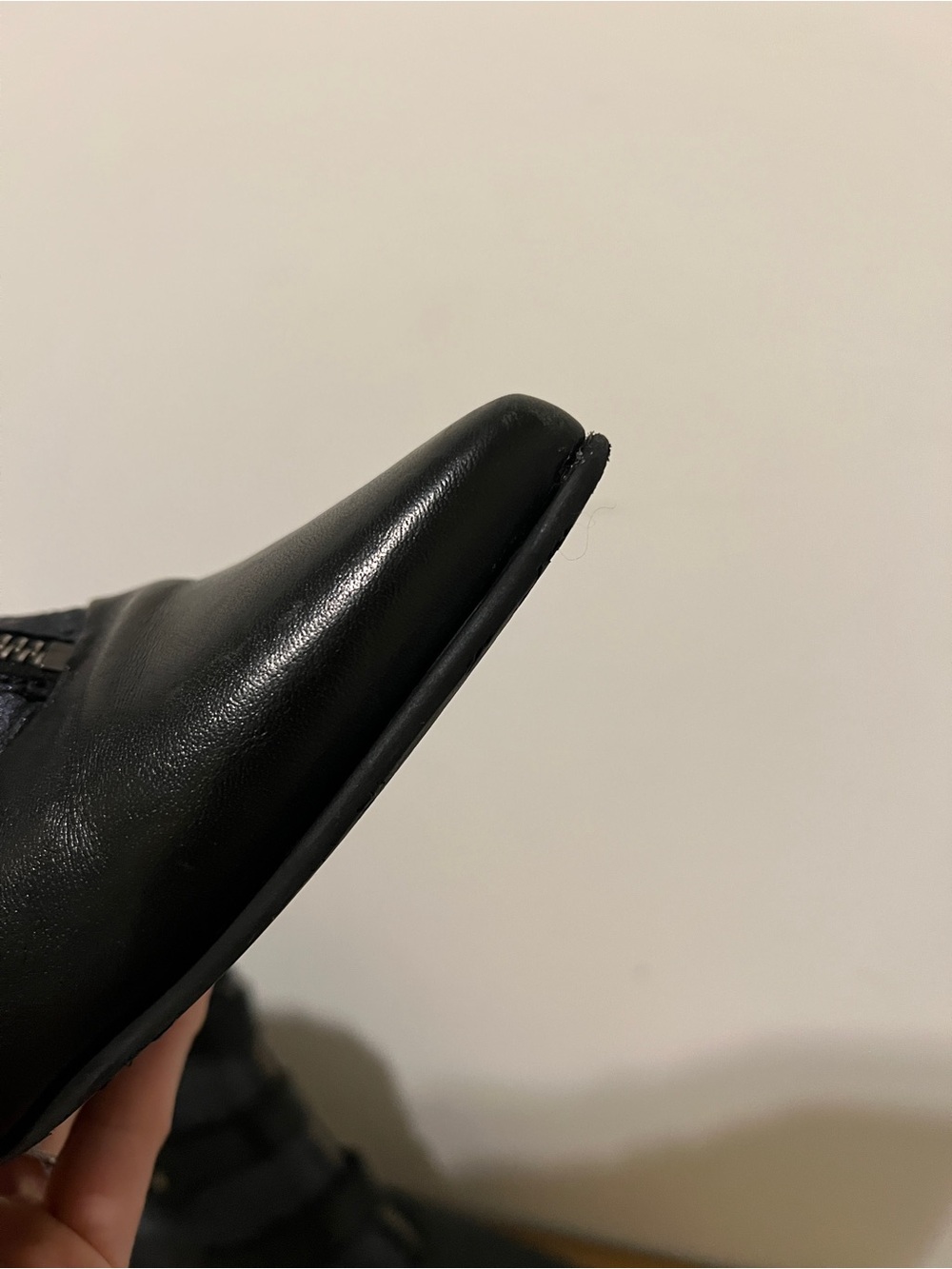 John Fluevog Eileen Dark Navy Blue Black Ornate Ankle Boot 9 N - Picture 9 of 16
